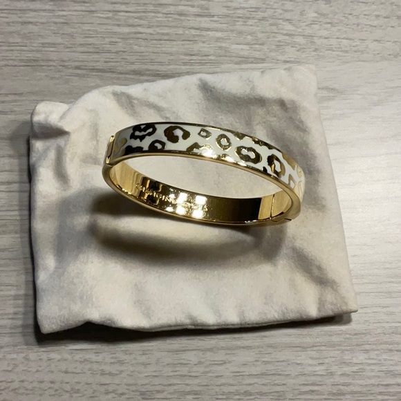 Kate Spade New York Changing Spots Hinge Bracelet Cream Gold- Rare - Picture 8 of 16